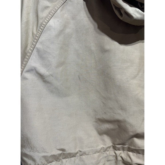 Woolrich Tan Utility Field Jacket Mens Medium Hooded Canvas Workwear USA - Picture 12 of 14